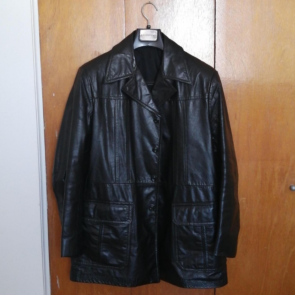 Long Leather jacket